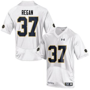 Notre Dame Fighting Irish Men's Robert Regan #37 White Under Armour Authentic Stitched College NCAA Football Jersey YTB6599KC